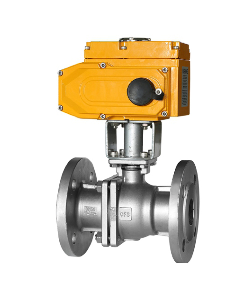 二位二通高温电动法兰球阀 DQ82